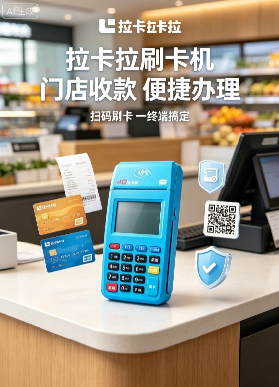 商家怎么申请拉卡拉pos机到哪里可以办理
